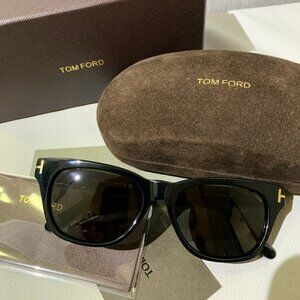 Tom Ford TF1362 Black Square Sunglasses